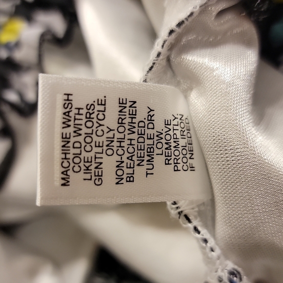 CATO 2 piece skirt set with multicolor top and black skirt size large - Picture 9 of 13